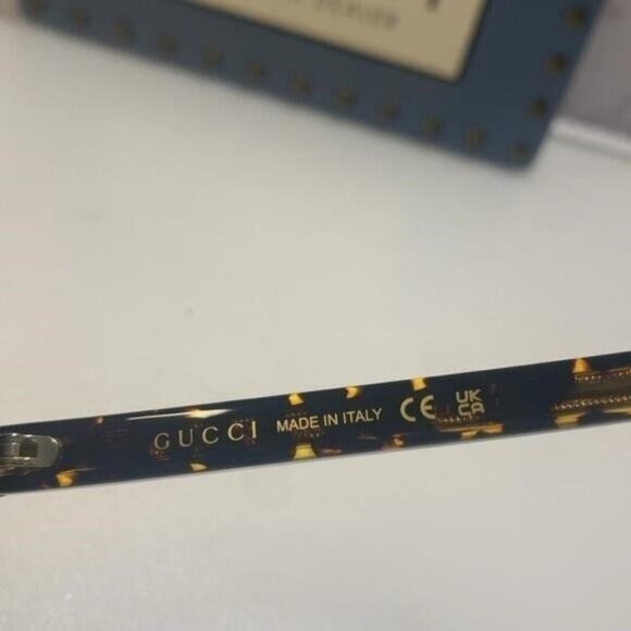 New Gucci Green Square Men's Sunglasses GG1039S 002 as seen on Rihanna - Picture 2 of 11